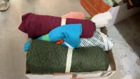BOX OF VARIOUS FABRICS