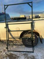 (2) New 4 foot walk-through steel tubular gates /bidding per Gate