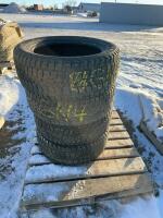 Stack of{ 4 } 18 inch tires