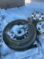 Single MNS tire on steel rim