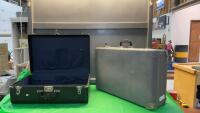 (2) VINTAGE LUGGAGE PIECES - HARD SIDED