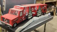 COCA-COLA CARDBOARD CHRISTMAS DISPLAY