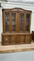 LIGHTED CHINA CABINET - 2 PIECS