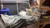 (2) ITEMS-SLEEPING BAG + BAG OF BEDDING
