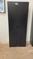 BLACK DOUBLE DOOR PANTRY