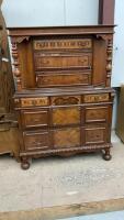 ANTIQUE 8-DRAWER DRESSER - QUITE ORNATE