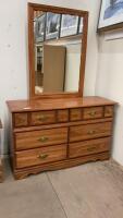 PALLISER 6-DRAWER DRESSER W/ MIRROR