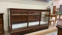 LARGE ANTIQUE DISPLAY CASE