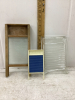 3 PETITE COLLECTIBLE WASHBOARDS