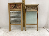 2 SMALL WASHBOARDS