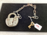 CPR PADLOCK WITH KEY AND CHAIN