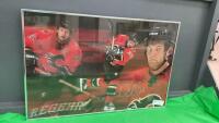 REGEHR HOCKEY PICTURE -METAL FRAME
