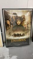 THE LORD OF THE RINGS FRAMED POSTER