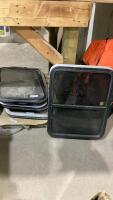 BOXES OF VEHICLE WINDOWS