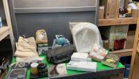 BEAUTY ITEMS - FOOT SPAS, HANDMADE SOAP, (3) SKINCERITY MASQUE KITS, EXERCISE BALLS, IDEALSMART ACTIVITY BAND