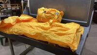 (2) POLYESTER LINED CAMPING BLANKETS