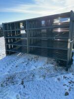 (12) new 9&rsquo;6&rdquo; tubular livestock panels/bidding per panel