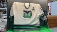 HARTFORD WHALERS MCCRIMMON SIGNED JERSEY - #10