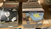 (2) BOXES OF ASSORTED LP RECORDS