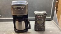 CUISINART COFFEE MACHINE + 1.13 KG SEALED BAG OF WHOLE BEAN COFFEE
