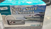 SONY SUN SURF + SOUND MARINE CD STEREO RECEIVER