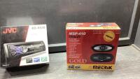 JVC CD RECEIVER, METRICK 225 WATT 4&rdquo; X 10&rdquo; 3-WAY COAXIAL SPEAKER