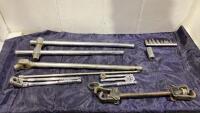 BUCKET OF VARIOUS WRENCHES AND SOCKETS
