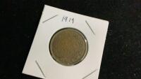 1919 CANADIAN LARGE 1 CENT COIN
