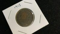 1915 CANADIAN LARGE 1 CENT COIN