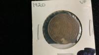 CANADA 1920 LARGE 1 CENT COIN