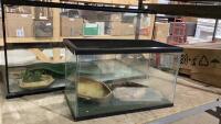 SHELF # 14 - (2) AQUARIUMS/REPTILE CAGES