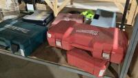 SHELF #8 - EMPTY TOOL CASES - (6)