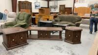 (3) PIECE VINTAGE LIVING ROOM SET