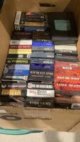 BOX OF VHS MOVIES