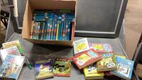 BOX OF BOOKS - HARDY BOYS, DORK DIARIES, DIARY OF A WIMPY KID, HARRY POTTER