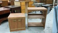 END TABLE & SMALL SHELF