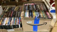 (2) BOXES OF DVD MOVIES