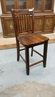 COUNTER HEIGHT STOOL - WOOD