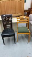 (2) MISMATCHED CHAIRS -