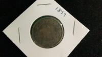 1899 CANADIAN LARGE 1 CENT COIN