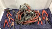 BUCKET OF JUMPER CABLES