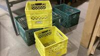 SHELF #3 - 5 PLASTIC CRATES