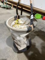 5 gallon, collapsible, canvas bucket