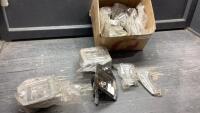 BOX OF LATCHES + HINGES