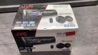 JVC CD RECEIVER/CAR SPEAKER SYSTEM