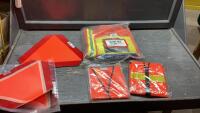 SLOW MOVING STICKERS, SIGNS, HIGH VIS VESTS, HIGH VIS WELDING JACKET
