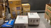 SPRAY GUN, (2) MEDIUM RESPIRATORS, MIXING CUP KITS