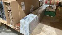 (2) UNOPENED LAMINATE FLOORING + SOME LOOSE PIECES IN A BOX