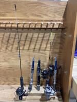 VARIOUS FISHING RODS