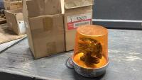 (2) ROTATING BEACON LIGHTS - AMBER